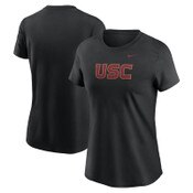 USC Trojans Women's Nike Black Cotton Logo T-Shirt